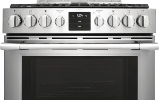 Frigidaire Professional ADA 30" Smudge-Proof Stainless Steel Front Control Gas Range With Air Fry - Image 6