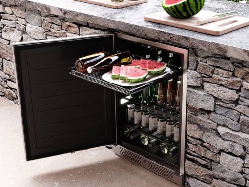 Zephyr Presrv 24" Stainless Steel Outdoor Single Zone Beverage Cooler - Image 6