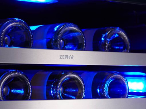 Zephyr Presrv 24" Stainless Frame Single Zone Wine Cooler - Image 6