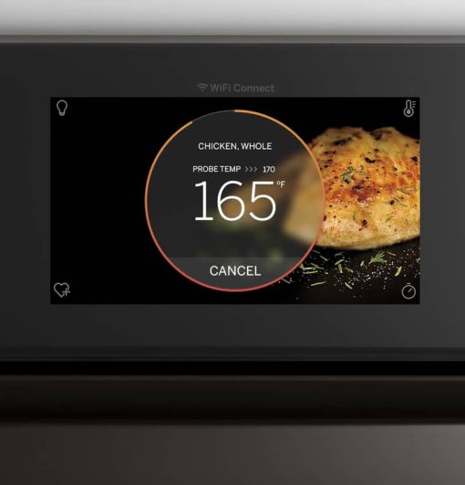 GE Profile 30" Black Stainless Smart Built-In Convection Double Wall Oven - Image 6