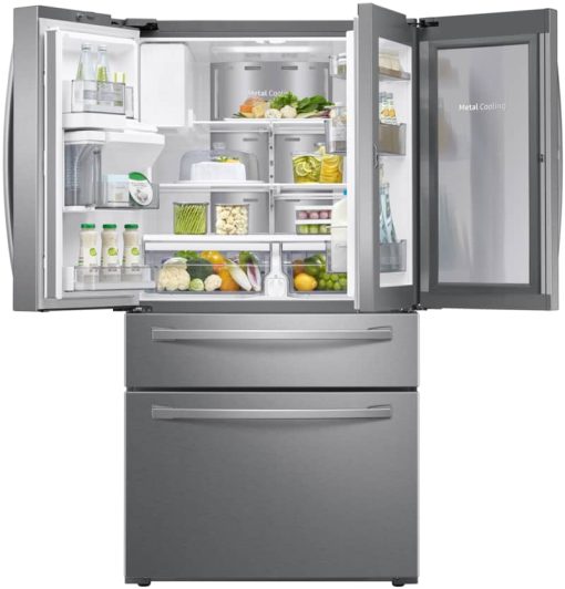 Samsung ADA 22 Cu. Ft. Food Showcase Fingerprint Resistant Stainless Steel Counter Depth 4Door French Door Refrigerator - - Image 2