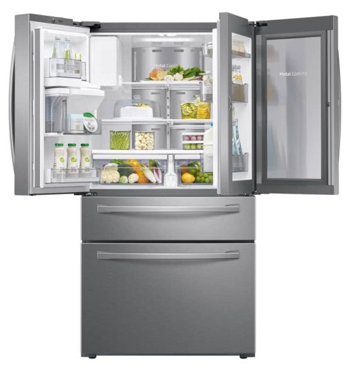 Samsung 28 Cu. Ft. Fingerprint Resistant Stainless Steel Food Showcase 4Door French Door Refrigerator - - Image 2