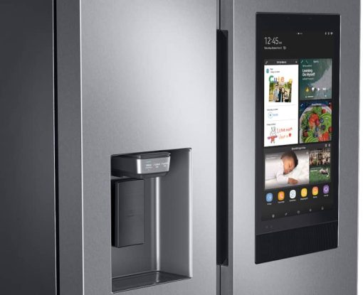 Samsung 21.5 Cu. Ft. Fingerprint Resistant Stainless Steel Counter Depth Side-By-Side Refrigerator With Touch Screen Family Hub - Image 9