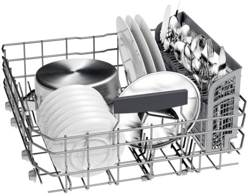 Bosch 800 Series 24" Black Stainless Steel Pocket Handle Dishwasher - Image 7