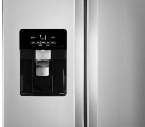 Whirlpool ADA 33" Monochromatic Stainless Steel Side-By-Side Refrigerator - Image 6