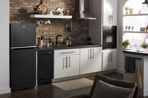 Whirlpool 24" Black Top-Freezer Refrigerator - Image 6