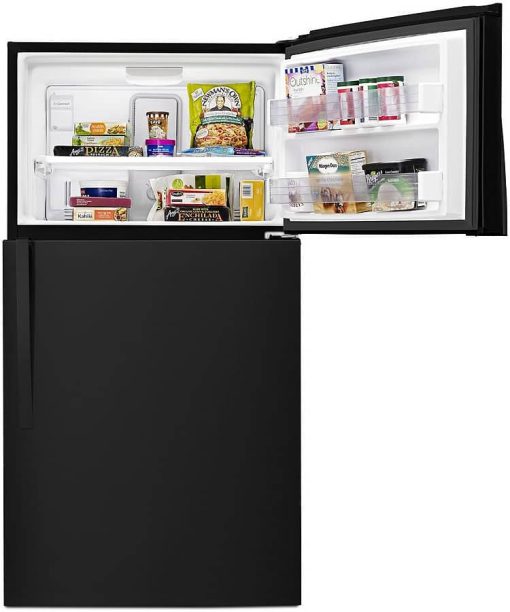 Whirlpool ADA 33" Black Top Freezer Refrigerator - Image 6