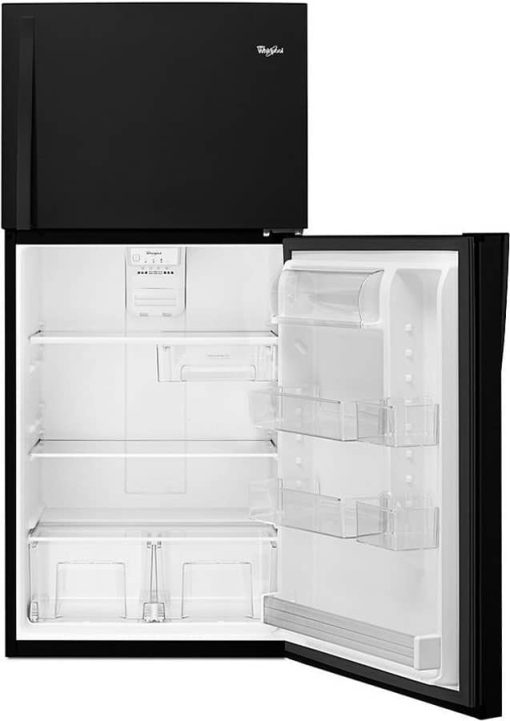 Whirlpool ADA 30" Black Top Freezer Refrigerator - Image 6