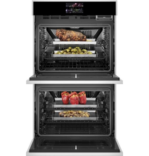 Monogram Minimalist Collection 30" Stainless Steel  Smart Electric Convection Double Wall Oven - Image 4