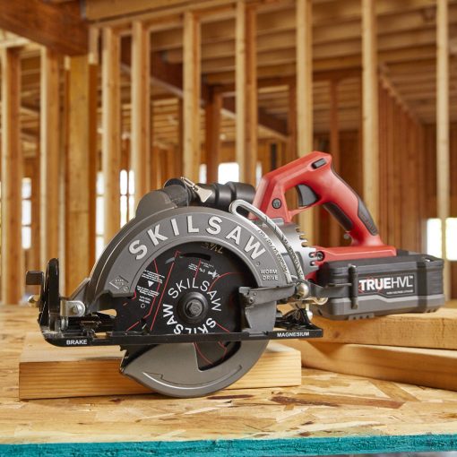Cordless Worm Drive Saw Kit with 2 TRUEHVL™ Batteries, TRUEHVL Quick Charger, and Skilsaw Blade - Image 2