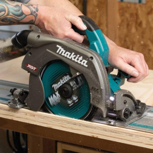 Makita 40V max XGT 9 1/4" Circular Saw with Guide Rail Compatible Base AWS Capable Bare Tool - Image 3