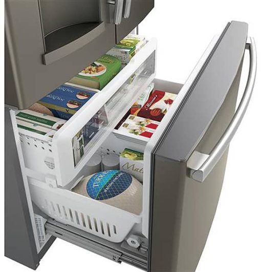 GE ADA 27.7 Cu. Ft. Slate French-Door Refrigerator With Door In Door - Image 6