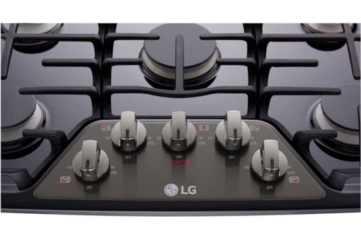 LG 30" Black Stainless Steel Gas Cooktop With SuperBoil - Image 6