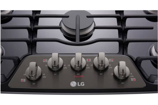 LG 36" Black Stainless Steel Gas Cooktop With SuperBoil - Image 6