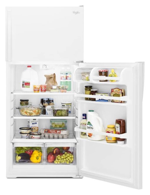 Whirlpool ADA 28" White Top-Freezer Refrigerator - Image 4