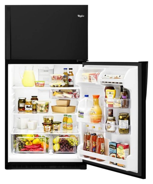 Whirlpool ADA 33" Black Top-Freezer Refrigerator - Image 4