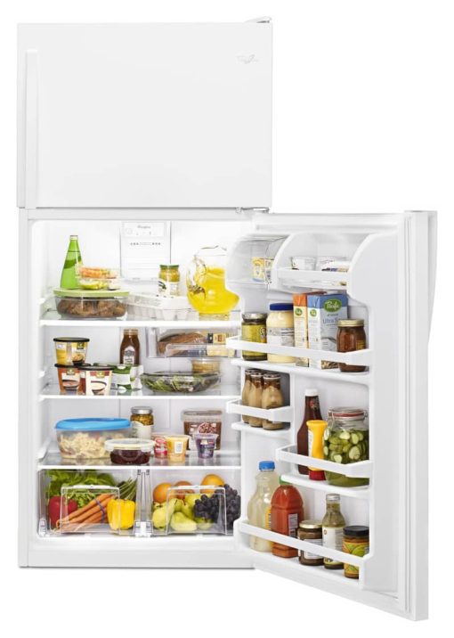 Whirlpool ADA 30" White Top-Freezer Refrigerator - Image 4