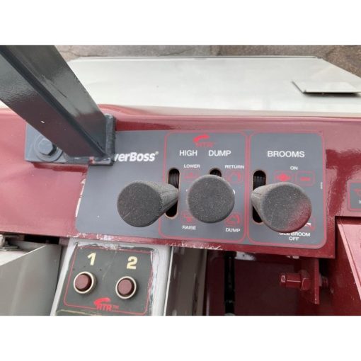 PowerBoss SW9XR Armadillo Floor Sweeper Ride On Gas 2005 Used - Image 11