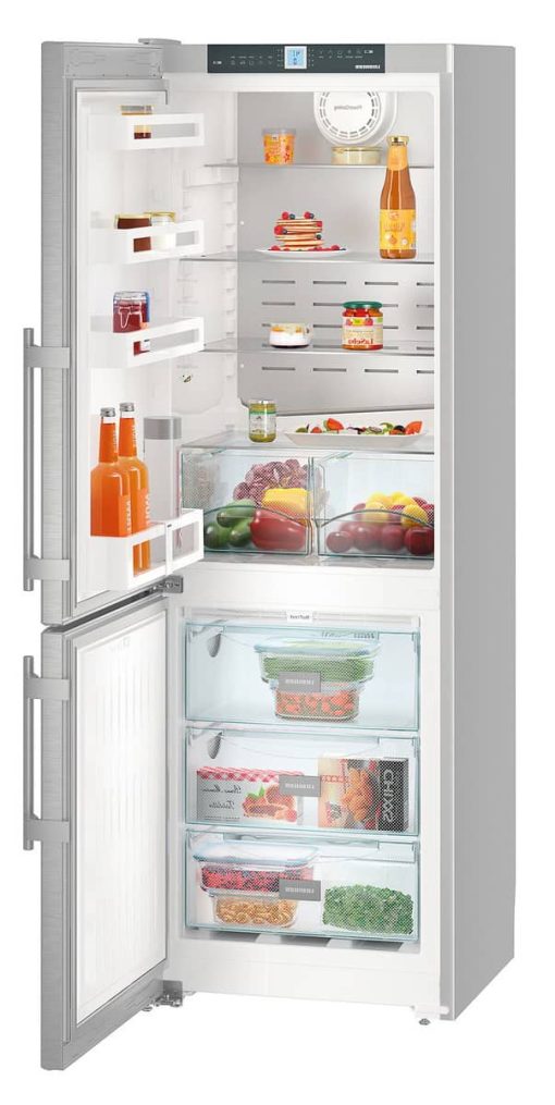 Liebherr 24" Stainless Steel Left-Hinge Bottom Freezer Refrigerator With NoFrost - Image 2