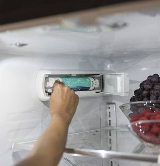 Cafe 23.1 Cu. Ft. Matte White Counter-Depth French Door Refrigerator - Image 8