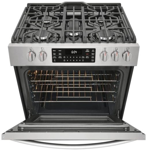 Frigidaire Gallery ADA 30" Smudge-Proof Stainless Steel Front Control Gas Range With Air Fry - Image 7