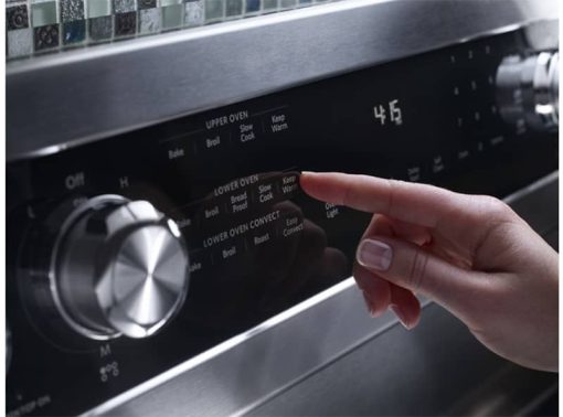KitchenAid 30" Stainless Steel Electric Double Oven Convection Range - Image 7
