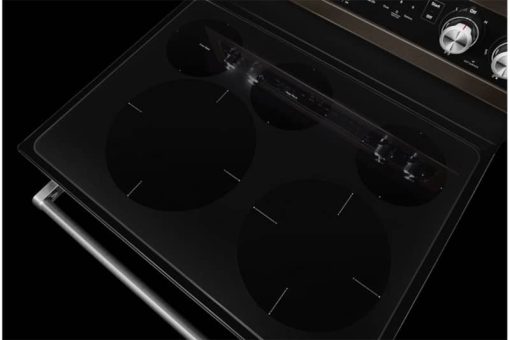 KitchenAid 30" PrintShield Black Stainless Steel Electric Convection Range - Image 7
