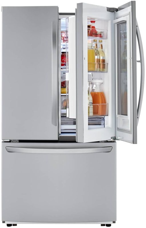 LG 27 Cu. Ft. PrintProof Stainless Steel InstaView Door-In-Door Refrigerator - Image 6