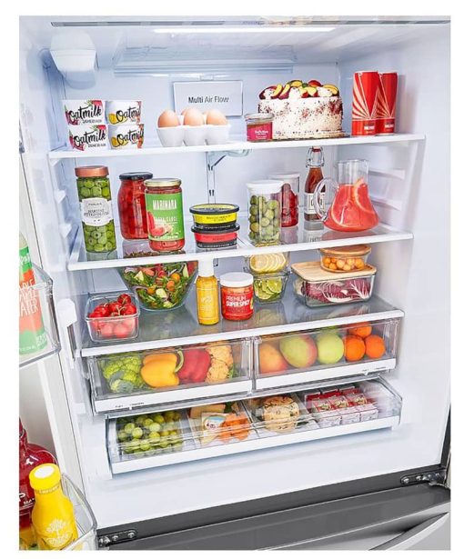 LG 23 Cu. Ft. Stainless Steel 4Door French Door Counter-Depth Refrigerator - - Image 7