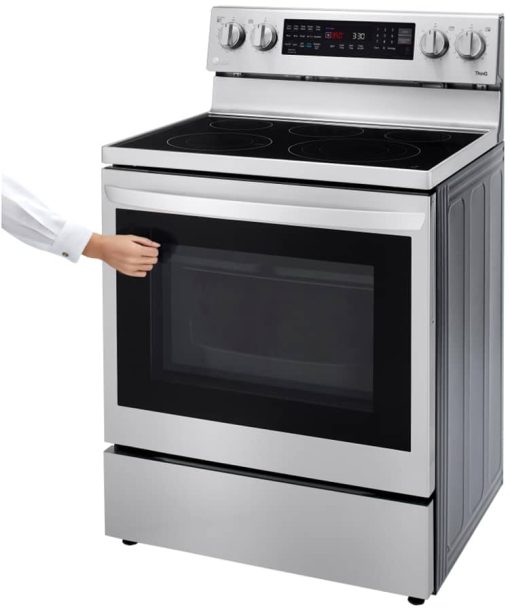 LG 6.3 Cu. Ft. PrintProof Stainless Steel Smart Wi-Fi Enabled Fan Convection Electric Range With Air Fry & EasyClean - Image 7