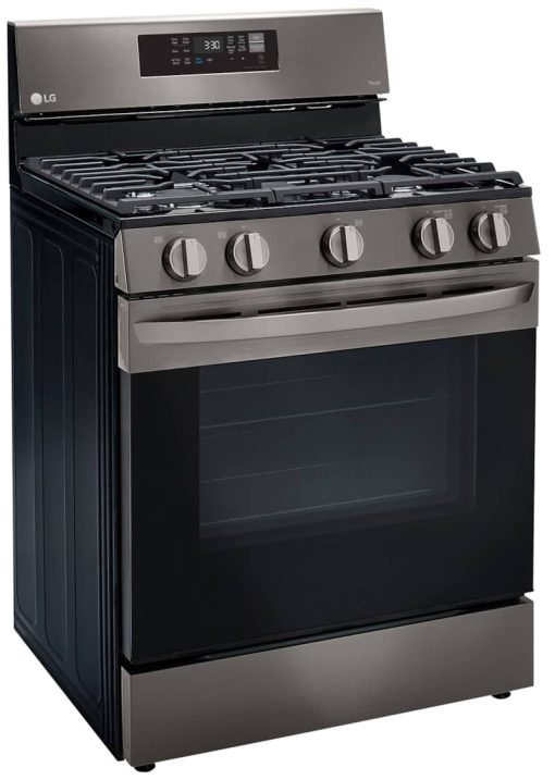 LG 5.8 Cu. Ft. PrintProof Black Stainless Steel Smart Wi-Fi Enabled Fan Convection Gas Range With Air Fry & EasyClean - Image 7