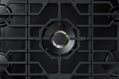Samsung ADA 36" Fingerprint Resistant Black Stainless Steel Smart Gas Cooktop With 22K BTU Dual Power Burner - Image 7