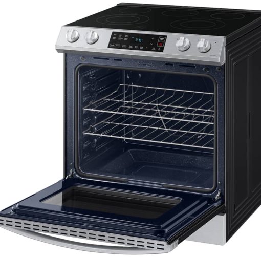 Samsung ADA 6.3 Cu. Ft. Fingerprint Resistant Stainless Steel Front Control Slide-In Electric Range - Image 7