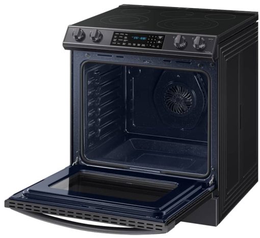 Samsung ADA 6.3 Cu. Ft. Fingerprint Resistant Black Stainless Steel Convection Slide-In Electric Range With Air Fry - Image 7