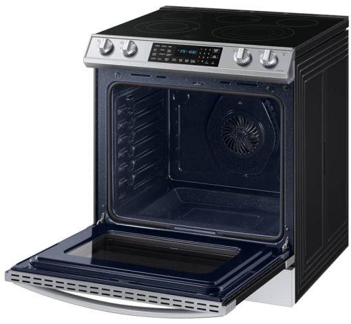 Samsung ADA 6.3 Cu. Ft. Fingerprint Resistant Stainless Steel Front Control Slide-In Electric Range With Air Fry - Image 7