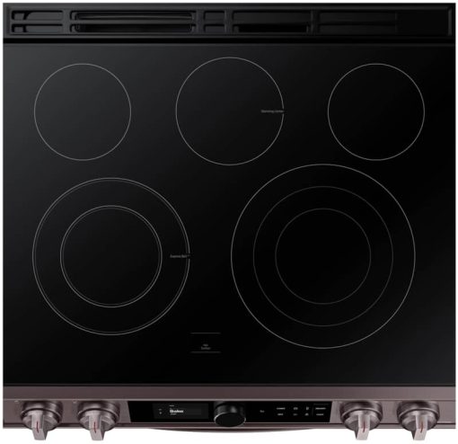 Samsung ADA 6.3 Cu. Ft. Fingerprint Resistant Tuscan Stainless Steel Slide-In Electric Range - Image 7