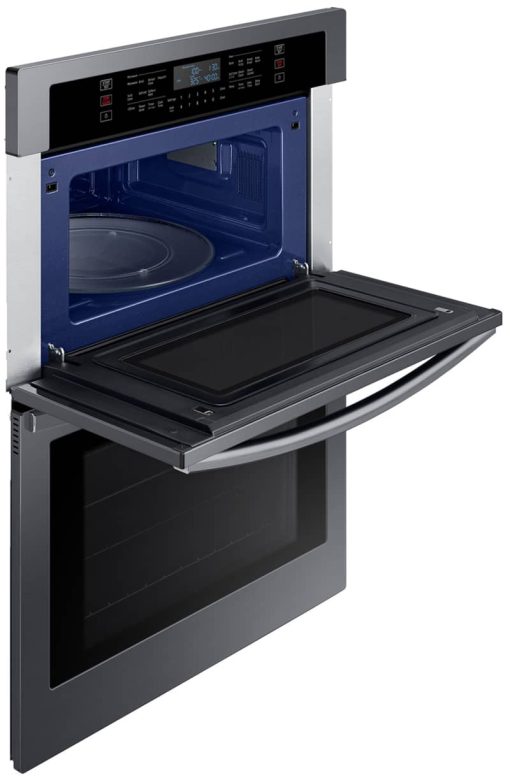 Samsung 30" Fingerprint Resistant Black Stainless Steel Microwave Combination Wall Oven - Image 7