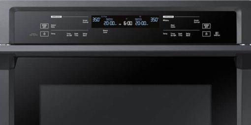 Samsung 30" Fingerprint Resistant Black Stainless Steel Double Wall Oven - Image 7