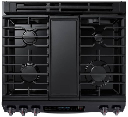 Samsung ADA 6 Cu. Ft. Fingerprint Resistant Black Stainless Steel Slide-In Gas Range With Convection & Wi-Fi - Image 7