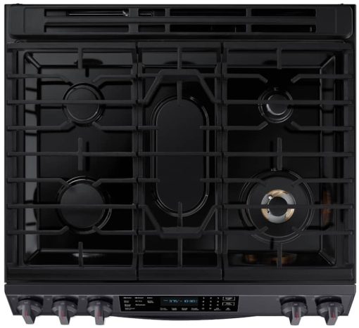 Samsung ADA 6 Cu. Ft. Fingerprint Resistant Black Stainless Steel Front Control Slide-In Gas Range With Air Fry - Image 7
