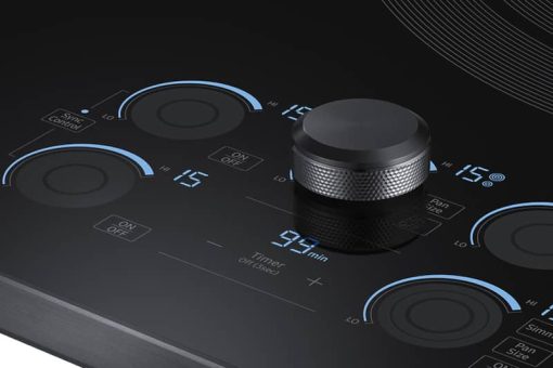 Samsung ADA 36" Fingerprint Resistant Black Stainless Steel Smart Electric Cooktop With Sync Elements - Image 7