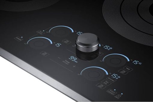 Samsung ADA 36" Stainless Steel Smart Electric Cooktop With Sync Elements - Image 7