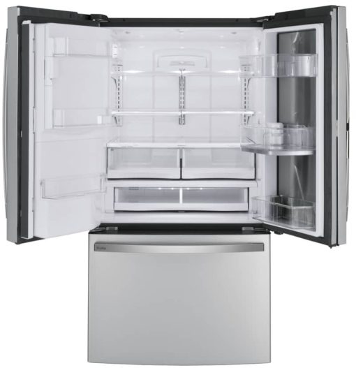 GE Profile ADA 27.7 Cu. Ft. Fingerprint Resistant Stainless Steel French-Door Refrigerator With Door In Door And Hands-Free AutoFill - Image 3
