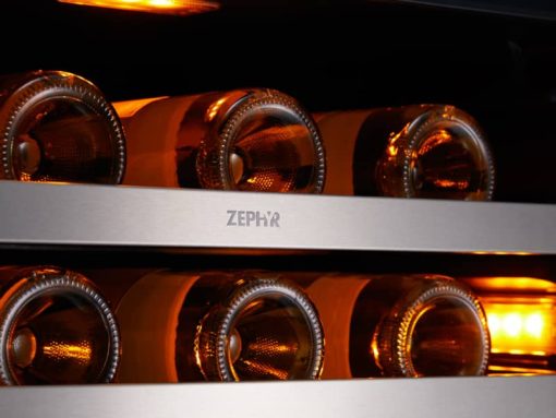 Zephyr Presrv 24" Stainless Frame Single Zone Wine Cooler - Image 7