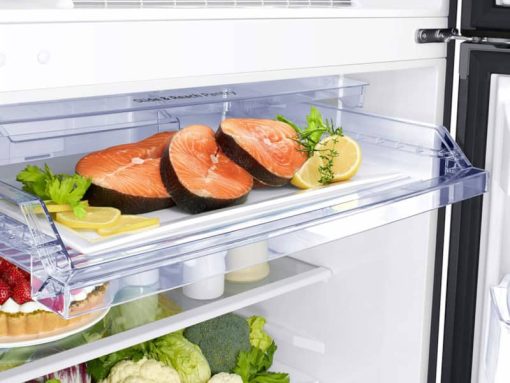Samsung 18 Cu. Ft. Fingerprint Resistant Black Stainless Steel Top Freezer Refrigerator With FlexZone And Ice Maker - Image 7