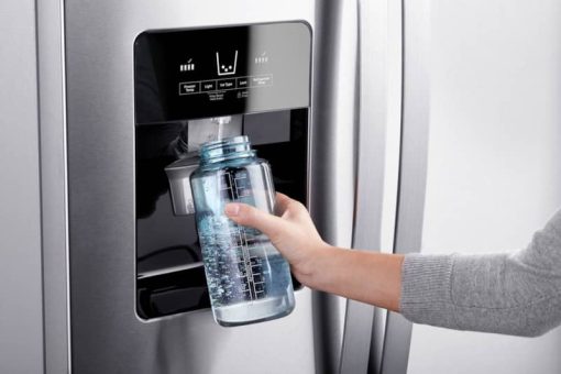 Whirlpool ADA 33" Monochromatic Stainless Steel Side-By-Side Refrigerator - Image 7