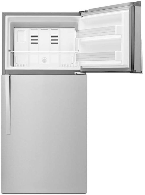 Whirlpool ADA 30" Monochromatic Stainless Steel Top Freezer Refrigerator - Image 7