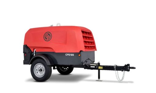 CP CPS185 189 CFM Portable Tow Behind Air Compressor with Kubota Engine and Cold Weather Kit