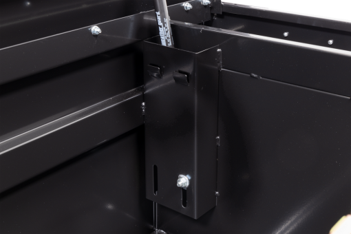 Weather Guard Saddle Truck Tool Box Steel Compact Gloss Black - Image 7