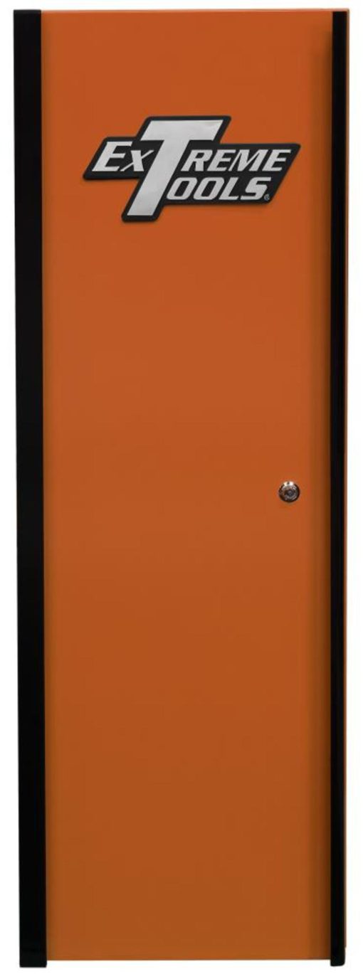 DX Series 19" x 21" Deep Side Locker with 4 Shelves Orange with Black Handle
